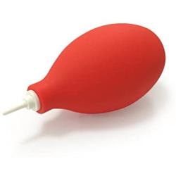 Mini Squeeze Ball Pump Duster Ear Mold Cleaner Dust Cleaner Air Blower for Hearing Aids, Camera Lens, Watch Computer Laptop, DSLR Camera Lens Keyboard, Computer PC Parts (Red(Plastic))