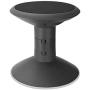 Storex Wiggle Stool, Adjustable Height 12”, 14”, 16”, or 18” for Active Seating in The Classroom, Black (00300U01C)