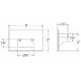 WAC Lighting WL-LED100-C-BN LED Step Light Rectangular Scoop in Brushed Nickel
