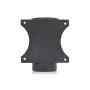 DuraSteel Crowd Control Wall Barrier - Wall Mount 96” Red Retractable Belt w/Black Finish Body - Safe Braking System and Locking Button - Used in Retail Stores, Airports, Banks, Restaurants, Hotels