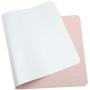Customizable Desk Mat PU Leather Pad Protector 31.5 x15.7” with 100 Graffiti Stickers UPHORIA Desk Blotters for Home Office Work Gaming, Medium for Girls Boys Adults Computer Laptop Study writing PINK