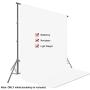 Neewer 10 x 12FT / 3 x 3.6M PRO Photo Studio Fabric Collapsible Backdrop Background for Photography,Video and Televison (Background ONLY) – White