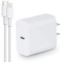 iPhone Fast Charger,18W PD Type C Wall Charger with 5ft USB C to Lightning Cable Compatible with iPhone 12/12 Mini/12 Pro/12 Pro Max/11/11 Pro/Xs Max/XR/X/8 Plus iPad Pro,iPad Air 3,iPad mini 5