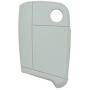 SEGADEN Silicone Cover Protector Case Skin Jacket Compatible with VOLKSWAGEN 3 Button Flip Remote Key Fob CV9803 Gray