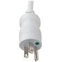 Tripp Lite Medical-Grade Power Strip, 4 15A Hospital-Grade Outlets, 2ft. Cord, UL 1363A (PS-402-HG-OEM),White