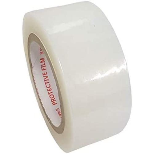 T&F Surface Protective Removable Scratch Film Tape Roll, Electronics Screen Glass, Plastic Metal Jewelry Frame Tape Guard 2 Inch X 492 Feet (Clear(490ft))