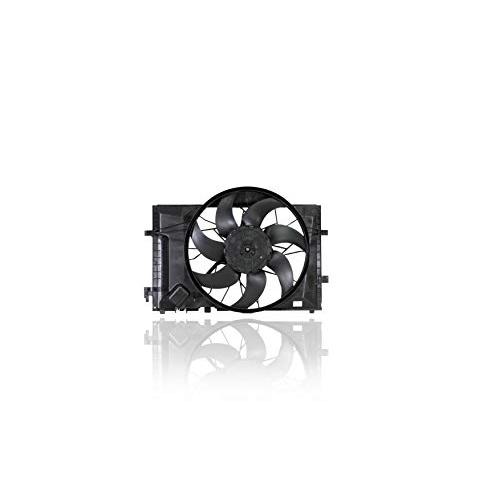 Dual Radiator and Condenser Fan Assembly - Cooling Direct for/Fit MB3000102 05-07 Mercedes-Benz C-Class 05-06 C55 03-05 CLK-Class 3.2L