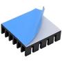 20pcs Aluminum Heatsink 20x20x6mm / 0.79x0.79x0.24 inches with Thermal Conductive Adhesive Tape for Electronic Chip MOS IC Diode Triode Cooling Heat Dissipation