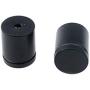 Antrader Glass Standoff 1'' x 1-1/5'', Nail Wall Mount Standoff Holder Screw, Stainless Steel Advertise Fixing Pin Sign Mounting Hardware, 12-Pack, Matte Black