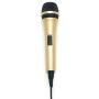 Singing Machine Vocal Dynamic Microphone, Gold (SMM290)