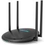 AC1200 Smart WiFi Router - WAVLINK 1200Mbps Touch Link Smart Dual Band Gigabit Wireless Internet Router,5Ghz + 2.4Ghz with 4x5dBi Omni Directional Antennas WiFi Router for Online Game&HD Video