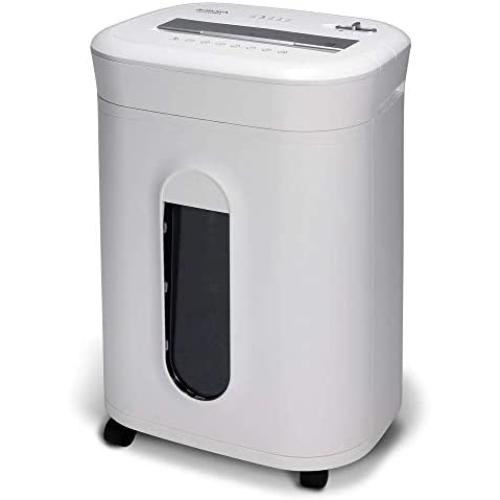 Aurora AU1060MA Professional Grade 10-Sheet High Security Micro-Cut Paper and Credit Card Shredder/ 60 Minutes/Security Level P-5, White, AU1060MA 10-Sheet High Security Microcut
