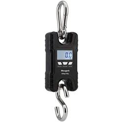 Mougerk 500 kg 1100 lb Portable Heavy Duty Digital Crane Scale Hanging Scales 2 AAA Batteries(Not Included)