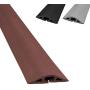 D-2 Rubber Duct Cord Cover - Length: 30'' - Color: Brown Cable Protector
