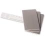 Moleskine Cahier Journal, Soft Cover, Large (5'' x 8.25'') Ruled/Lined, Pebble Grey, 80 Pages (Set of 3)