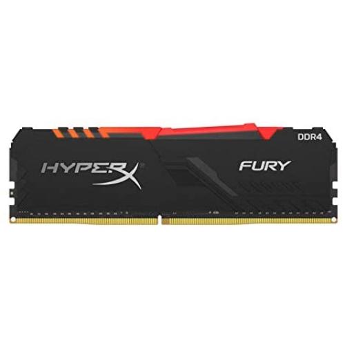 HyperX Fury RGB 16GB 2400MHz DDR4 CL15 DIMM 1Rx8 Single Stick HX424C15FB4A/16