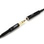 JEEUE 1/4'' Extension Cord Cables, 1/4'' (6.35mm) Stereo Plug Male to 1/4 inch Female Stereo Headphone Guitar Extension Cable Cord, Gold Plated Audio Cable Stereo Extender (3FT)