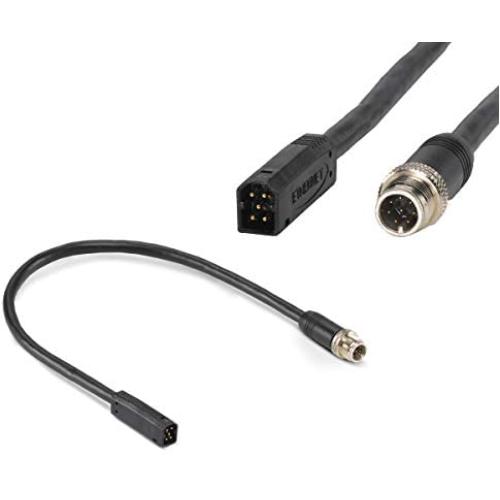 Humminbird 720074-1 AS EC QDE 700 Series Ethernet Adapter Cable Black, 30 Feet