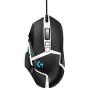 Logitech G502 Hero High Performance Gaming Mouse Special Edition, Hero 16K Sensor, 16 000 DPI, RGB, Adjustable Weights, 11 Programmable Buttons, On-Board Memory, PC/Mac - Black/White