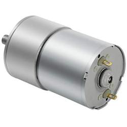 LMioEtool DC Gear Motor, High Torque Reversible Electric Geared Motor - with Eccentric Output Shaft Gearbox (12V/120RPM)
