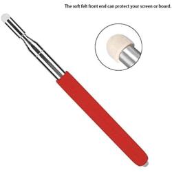 Telescopic Teachers Pointer,Teaching Pointer,Hand Pointer Extendable Telescopic Retractable Pointer Handheld Presenter Classroom Whiteboard Pointer, Extends to 39'' (red)