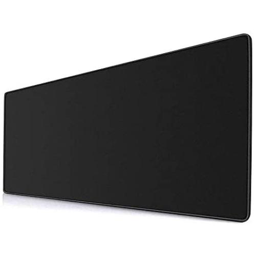 YEBMoo Extra Large Gaming Mouse Pads/Extended Protective Office Desk Mouse Mat Non-Slip Professional Precision Tracking Surface (31.5'' x 11.8'') for PC Computer Laptop (80x30Black001)