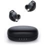 True Wireless Earbuds TaoTronics SoundLiberty 79 Smart AI Noise Reduction Technology for Clear Calls, Single/Twin Mode, 30H Playtime, USB Type C, IPX8, with Charging Case, Silver Black