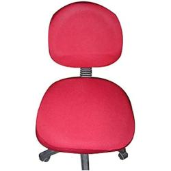 Loghot Chair Covers Spandex Universal Computer Office Desk Stretch Rotating Pure Color Chair Cover (Red)