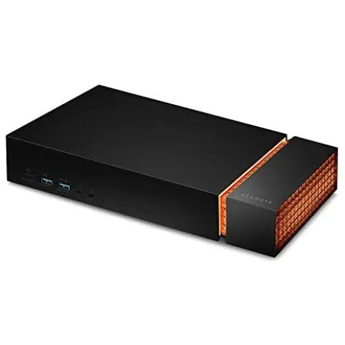 Seagate Firecuda Gaming Dock 4TB External Hard Drive HDD – Thunderbolt 3 with NVMe for PC Laptop (STJF4000400)