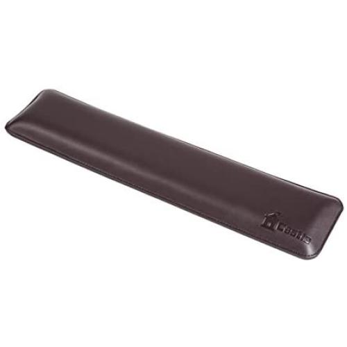 Bailey Full Size by Castle - Leather Ergonomic Computer Wrist Rest Pad for Keyboards with Around 104 Keys - Firm Keyboard Wrist Support for Typists, Gaming, and Heavy Office Use (Woodland, Full Size)