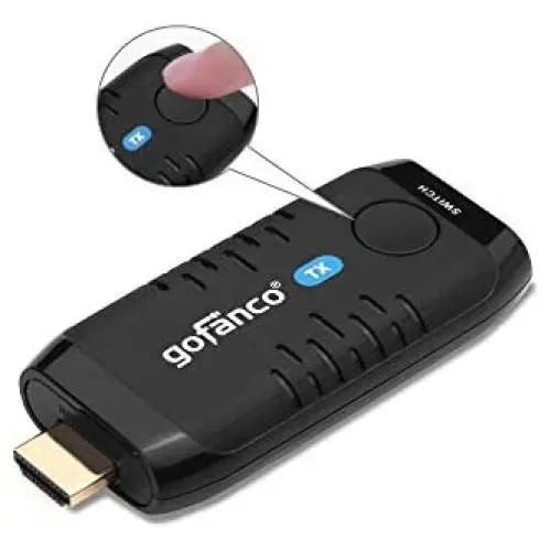 gofanco Transmitter (TX) Unit (HDwireless10x1-TX) for Wireless HDMI Extender Kit (Part# HDwireless10x1) - Additional Transmitter Unit to 20m 1080p Wireless HDMI Extender HDMI Switch Meeting Gateway