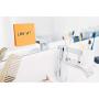 Post-it Super Sticky Notes, 3x3 in, 5 Pads, 2x the Sticking Power, Neon Orange, Recyclable (654-5SSNO)
