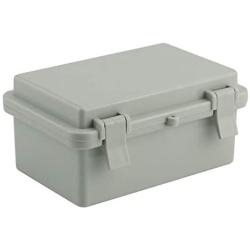 Sunnyglade ABS Plastic Dustproof Waterproof IP65 Junction Box Universal Durable Electrical Project Enclosure With Lock (3.9''x5.9''x2.8'')