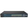 EnGenius 8-Port Gigabit 802.3at/af PoE+ Full Power Layer 2 Managed Ethernet Switch, 2 SFP & 2 Uplink Ports, 130W PoE Budget with Remote Monitoring (EWS5912FP)