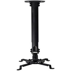 VIVO Universal Extending Ceiling Projector Mount, Height Adjustable Projection, Black, MOUNT-VP02B