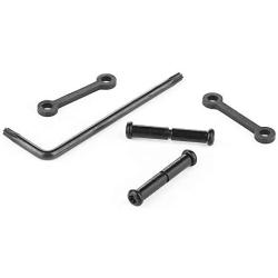 RAYNAG 2 Set Anti Walk Pins .154 Non-Rotating Black Screws Anti-Slip Fixed Column Rotation Pins Hammer Trigger Pins