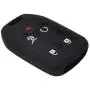 LemSa 2Pcs Silicone Keyless Entry Remote Car Smart Key Fob for GMC Acadia Terrain Yukon Chevrolet Suburban Tahoe HYQ1AA 13584502 1551A-AA, Black Purple
