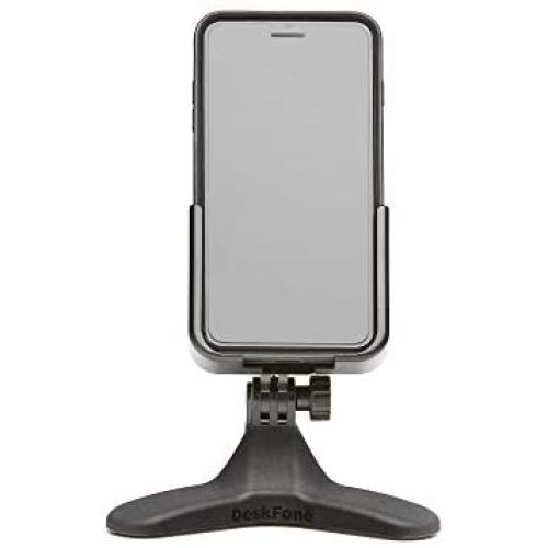 WeatherTech DeskFone Cell Phone Stand for Desk, Home Office Accessories, Desktop Phone Holder Mount for iPhone, Smartphones