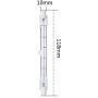 4-Pack R7S 118mm T3 300W Halogen Bulb Dimmable 4500lm J-Type 120V R7S Base Warm White 2700K Double Ended Halogen Light Bulbs