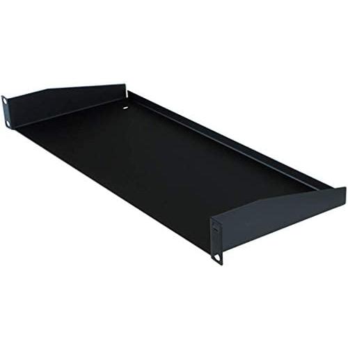 PENN ELCOM R1194 Rack Shelf Black Steel (1U, Shallow)