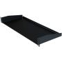 PENN ELCOM R1194 Rack Shelf Black Steel (1U, Shallow)