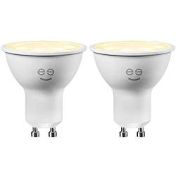 Geeni LUX MR16 2-Pack LED Smart Spot Light Dimmable Tunable GU10 Light Bulb 35W Equivalent 350 Lumens, No Hub Required Compatible with Alexa The Google Assistant, 2 Pack