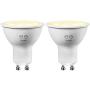Geeni LUX MR16 2-Pack LED Smart Spot Light Dimmable Tunable GU10 Light Bulb 35W Equivalent 350 Lumens, No Hub Required Compatible with Alexa The Google Assistant, 2 Pack