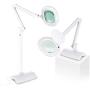 Brightech LightView Pro 2 in 1 XL Magnifying Floor Lamp - Very Bright LED Light with Full Page Magnifier Glass for Pro Tasks, Reading, Crafts & Hobbies - Converts from Standing to Table Lamp Brightech LightView Pro 2 in 1 XL Magnifying Floor Lamp - Very Bright LED Light with Full Page Magnifier Glass for Pro Tasks, Reading, Crafts & Hobbies - Converts from Standing to Table Lamp