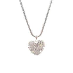 Car Mirror Pendant Charm Car Rear View Mirror Ornament with Tassel Bling Car Accessories Crystal Rhinestone Cute Car Decor Lucky Hanging Car Interior Decaration (Heart Shape)