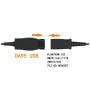 Call Center Headset Office Telephone Quick Disconnect Cord to USB Adapter Compatible with PLT QD HW251/261/510/520 to Any Laptop Computer