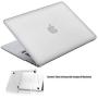 MacBook Air 13 inch Case A1369 A1466 Clear See Through Plastic Hard Shell Case Cover (Old Version 2010-2017) with Silicone Keyboard Cover and Dust Brush-Crystal Clear