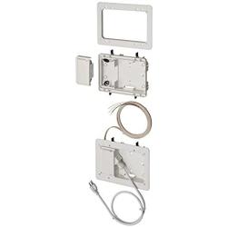 Arlington TVL2508K-1 Low Profile TV Bridge Kit for Shallow Walls, 8-inch x 5-inch Box, 1/2-inch or 5/8-Inch Drywall, White, 1-Pack