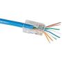 Klein Tools VDV826-703 Pass-Thru Modular Data Plug, RJ45 CAT6, Pass Through Connectors 50-Pack