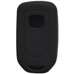 Black Silicone Key Cover Case Holder Chain Bag Key Fob Case Cover fit for 2015 2016 2017 Honda Civic Accord Pilot CR-V